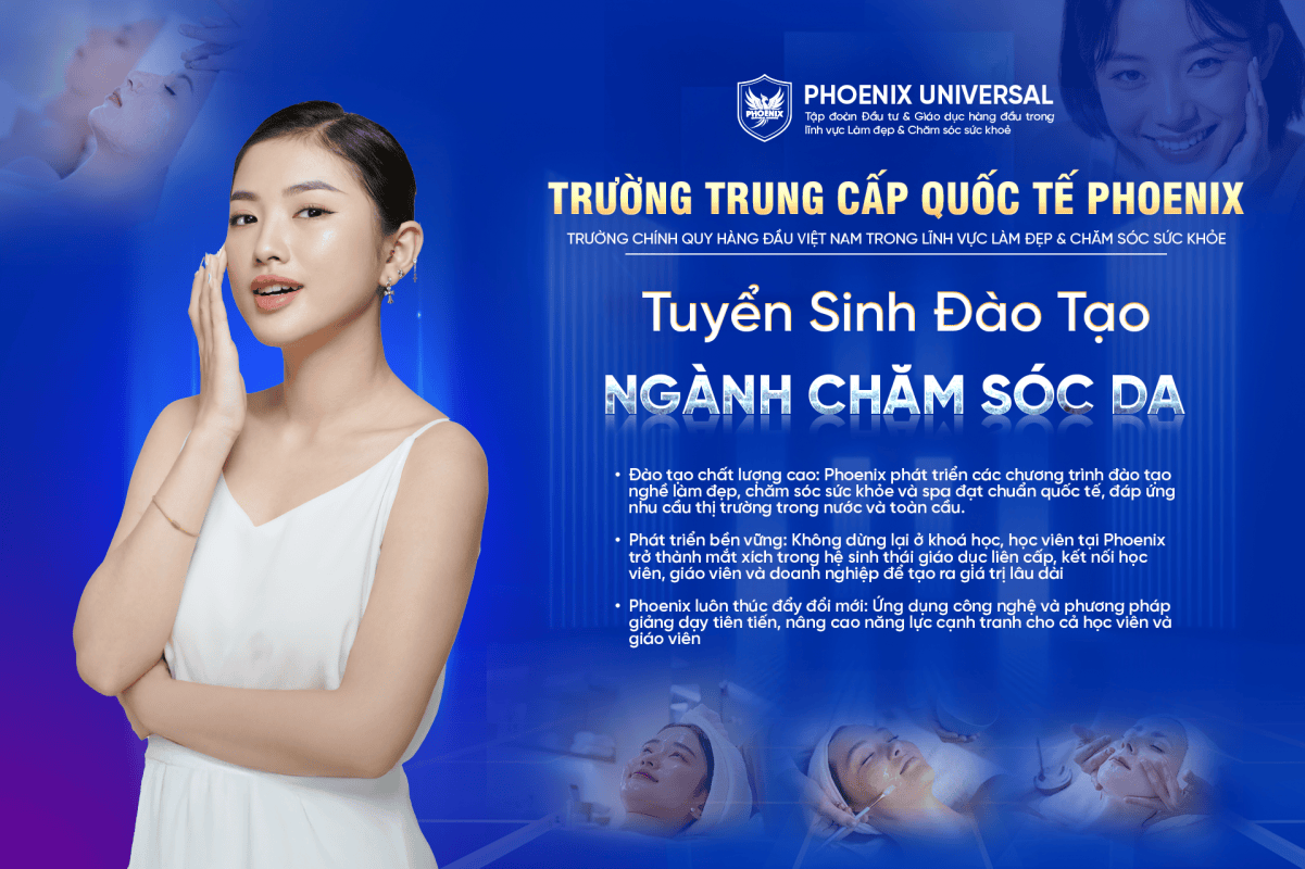 Nội dung đào tạo hệ trung cấp chăm sóc da chuyên nghiệp